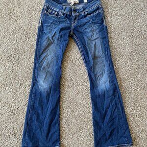 BKE Women's Jeans Sabrina 29R Dark Wash Flare